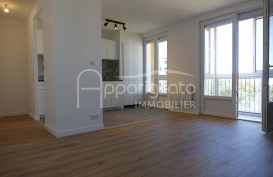 Loué TOULOUSE Bourrassol Joli T3 rénové Balcon Ascenseur Cave Parking