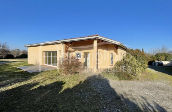 EXCLUSIVITÉ LOUÉE! TOURNEFEUILLE Marquisat Maison T4 plain pied + Garage 2 voitures sur 1500 m²