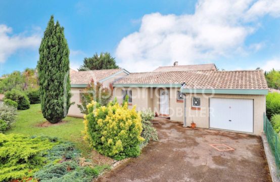 VENDU! EXCLUSIVITÉ BLAGNAC Grand Noble Maison T4 plain-pied évolutive &#038; Garage sur Parcelle constructible au calme