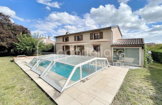 VENTE BLAGNAC Les Prés Maison individuelle T5 avec Piscine sur 642 m²