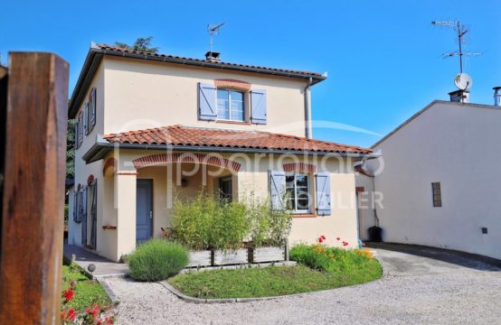 VENDU! EXCLUSIVITÉ BLAGNAC Sud Maison T5 de 2009 au calme avec Garage sur 500 m²