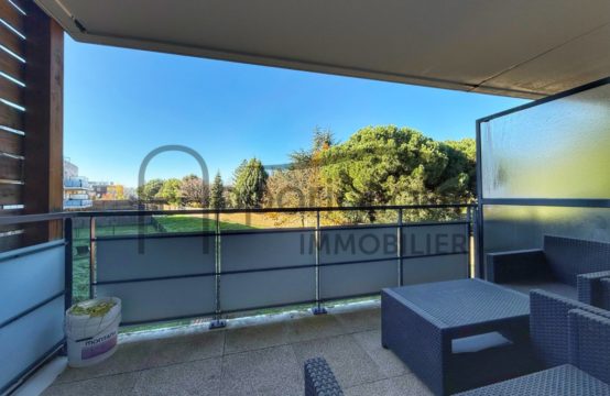 EXCLUSIVITÉ LOUÉ BLAGNAC T2 en étage avec Balcon et 2 Parkings