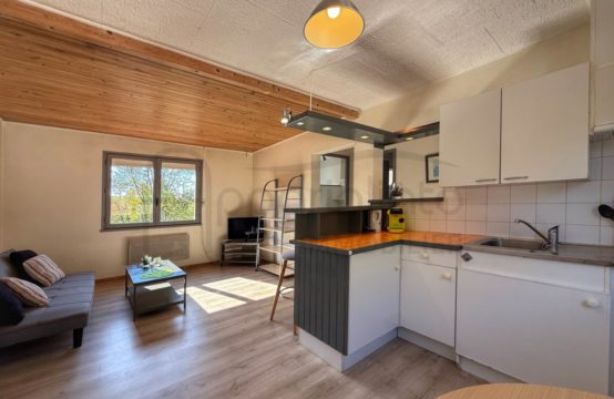 EXCLUSIVITÉ VENTE CORNEBARRIEU Cœur de Village T2 en Dernier étage d&rsquo;un petite copropriété de 3 lots